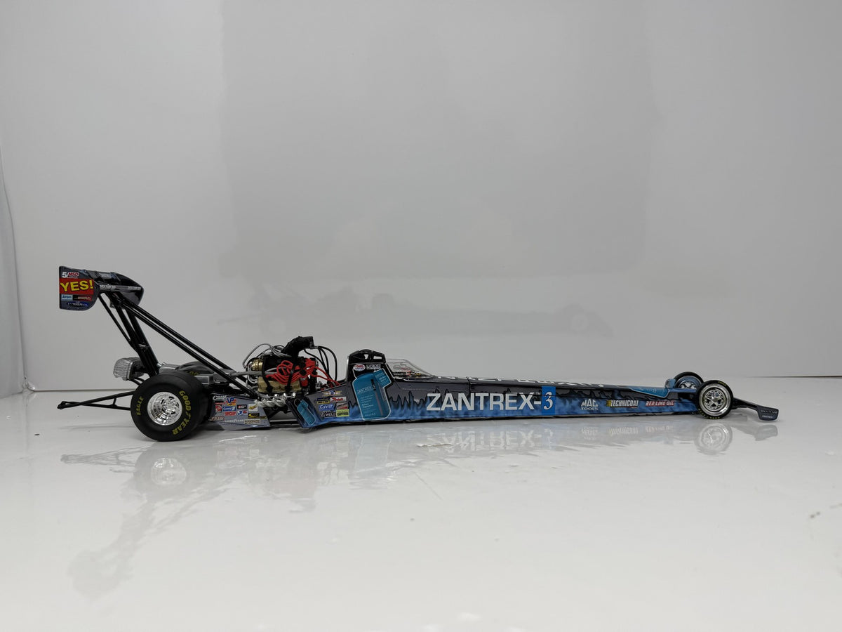 Action NHRA 2005 Dave Grubnic Zantrex-3 Top Fuel Dragster 1:24 Diecast Blue Black RCCA Color Chrome 1 of 120