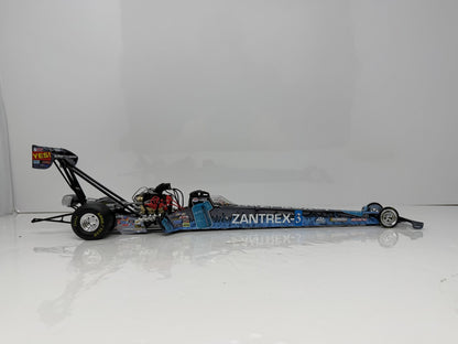 Action NHRA 2005 Dave Grubnic Zantrex-3 Top Fuel Dragster 1:24 Diecast Blue Black RCCA Color Chrome 1 of 120