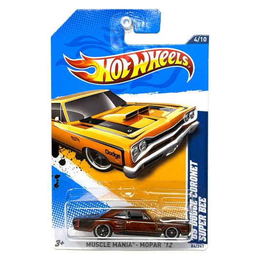 Hot Wheels Super Treasure Hunt 1969 Dodge Coronet Super Bee 1:64 Diecast STH