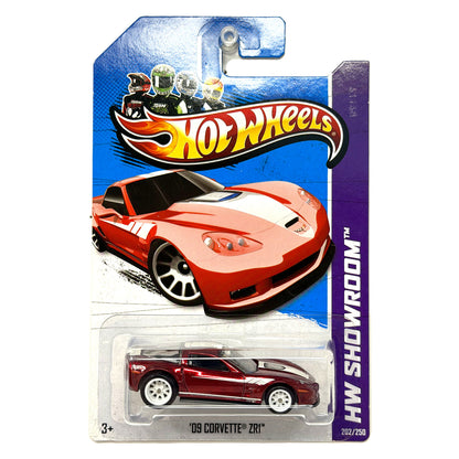 Hot Wheels Super Treasure Hunt 2009 Corvette ZR1 HW Showroom 1:64 Diecast STH