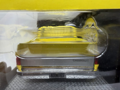 M2 Machines Mooneyes 1973 Chevrolet Cheyenne 10 1:24 Diecast Yellow