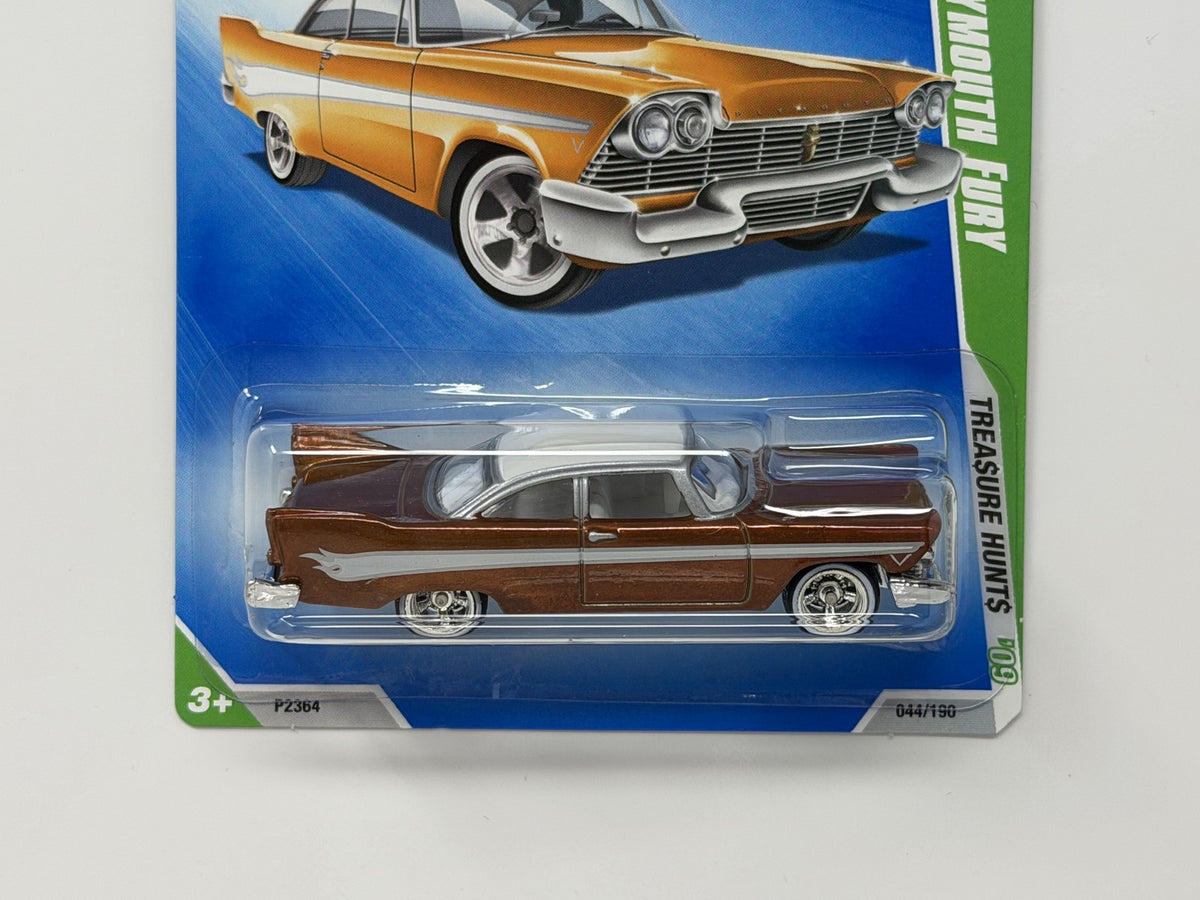 Hot Wheels Super Treasure Hunt 1957 Plymouth Fury 1:64 Diecast Brown STH