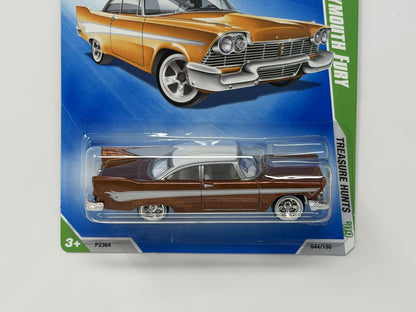 Hot Wheels Super Treasure Hunt 1957 Plymouth Fury 1:64 Diecast Brown STH