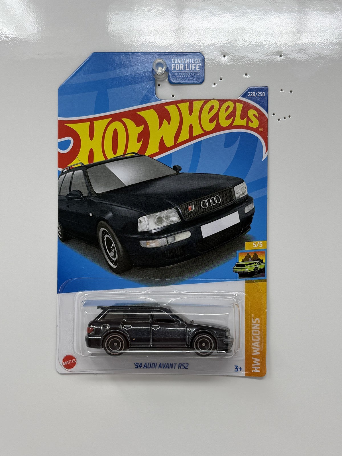 Hot Wheels Super Treasure Hunt 1994 Audi Avant RS2 HW Wagons 1:64 Diecast STH