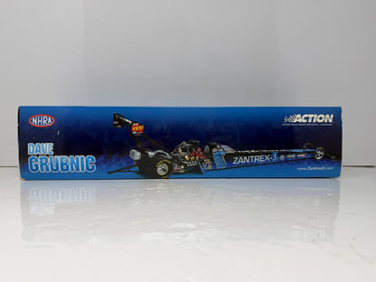Action NHRA 2005 Dave Grubnic Zantrex-3 Top Fuel Dragster 1:24 Diecast Blue Black RCCA Color Chrome 1 of 120