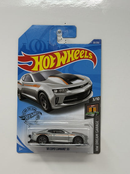 Hot Wheels Dream Garage 2018 Chevrolet COPO Camaro SS 1:64 Diecast Silver