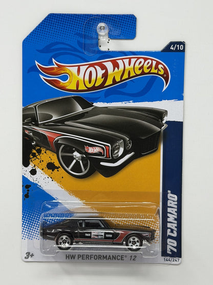 Hot Wheels HW Performance 1970 Chevrolet Camaro 1:64 Diecast Black