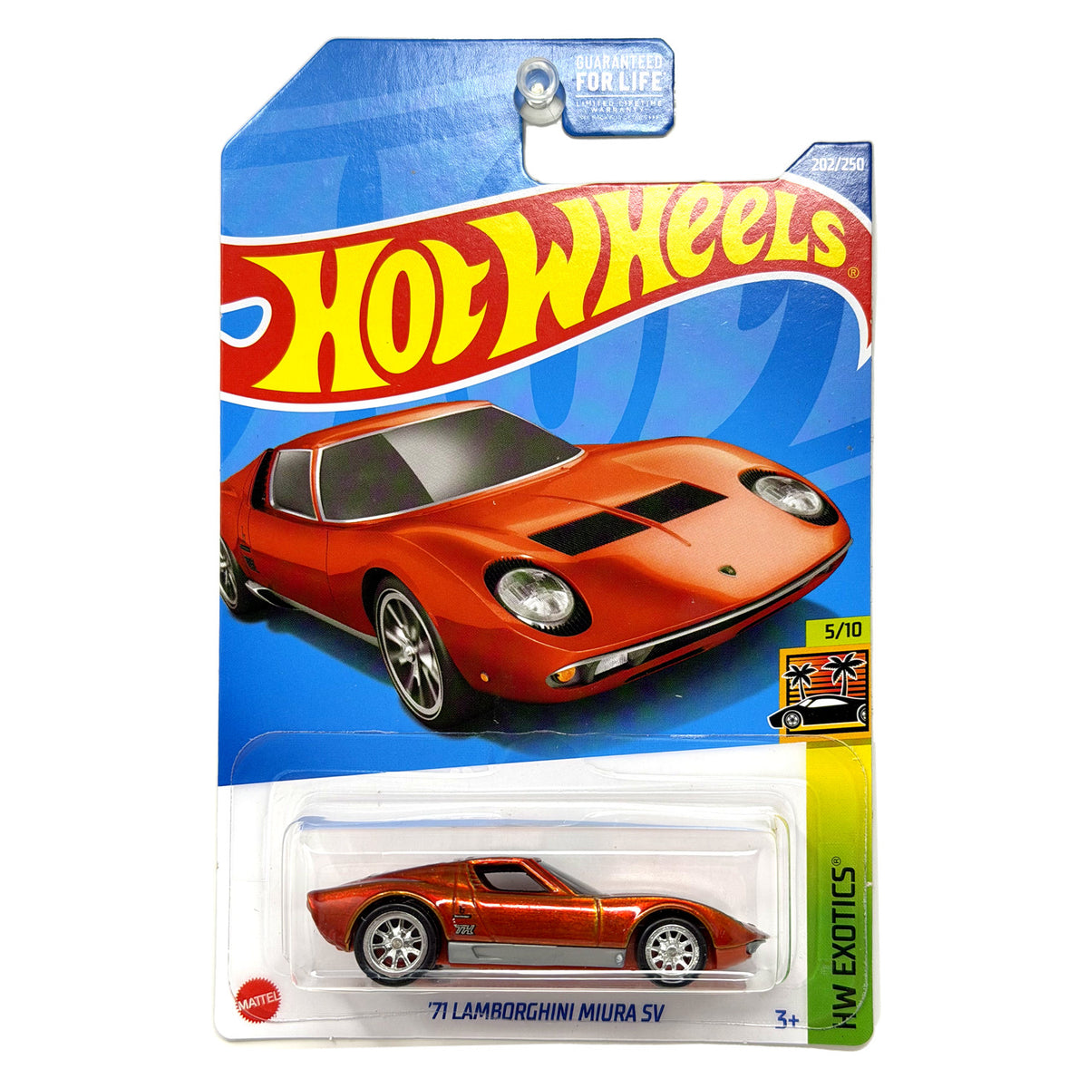 Hot Wheels Super Treasure Hunt 1971 Lamborghini Miura SV 1:64 Diecast STH