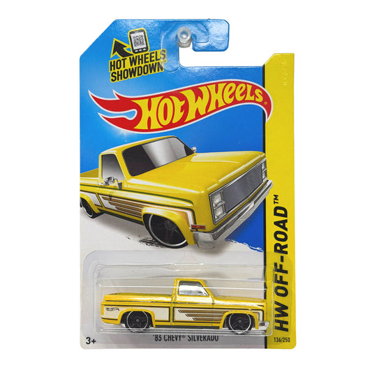 Hot Wheels HW Off-Road 1983 Chevy Silverado 1:64 Diecast Yellow