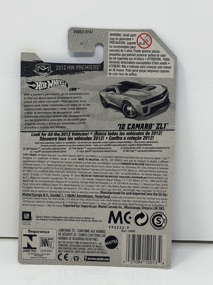 Hot Wheels HW Premiere 2012 Chevrolet Camaro ZL1 1:64 Diecast Green