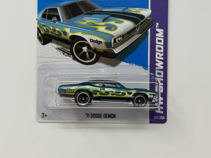 Hot Wheels Super Treasure Hunt 1971 Dodge Demon HW Showroom 1:64 Diecast STH