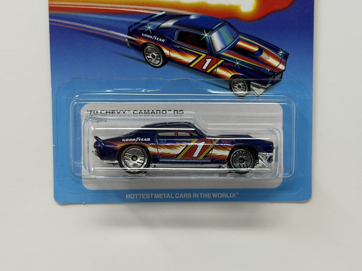 Hot Wheels Ultra Hots 1970 Chevrolet Camaro RS 1:64 Diecast Blue