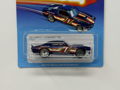 Hot Wheels Ultra Hots 1970 Chevrolet Camaro RS 1:64 Diecast Blue
