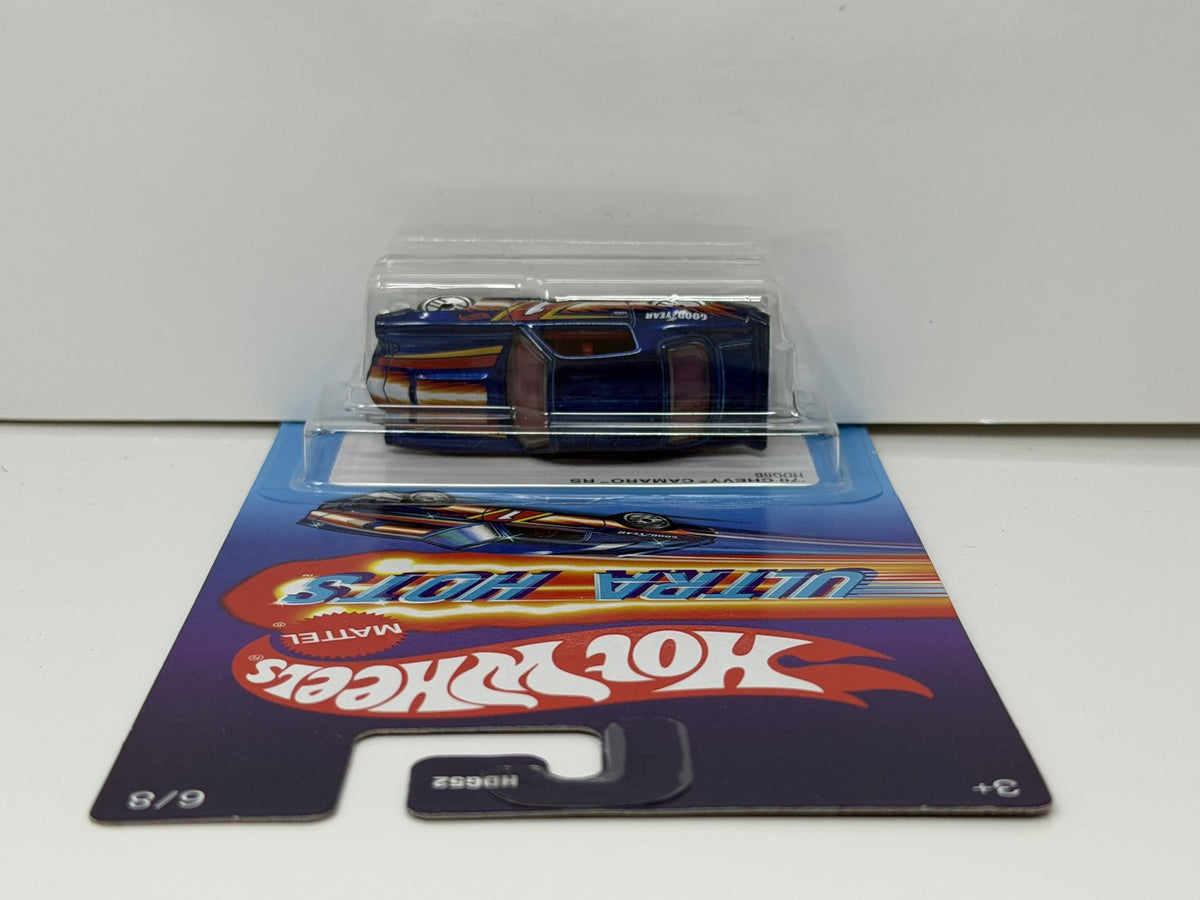 Hot Wheels Ultra Hots 1970 Chevrolet Camaro RS 1:64 Diecast Blue