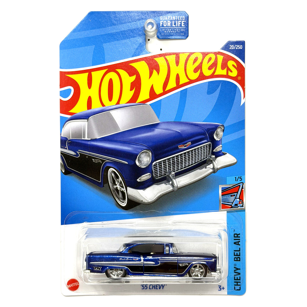 Hot Wheels Super Treasure Hunt 1955 Chevrolet Bel Air 1:64 Diecast STH