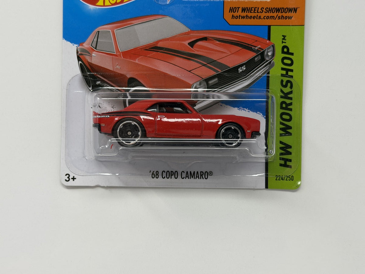 Hot Wheels HW Workshop 1968 COPO Camaro 1:64 Diecast Red Short Card