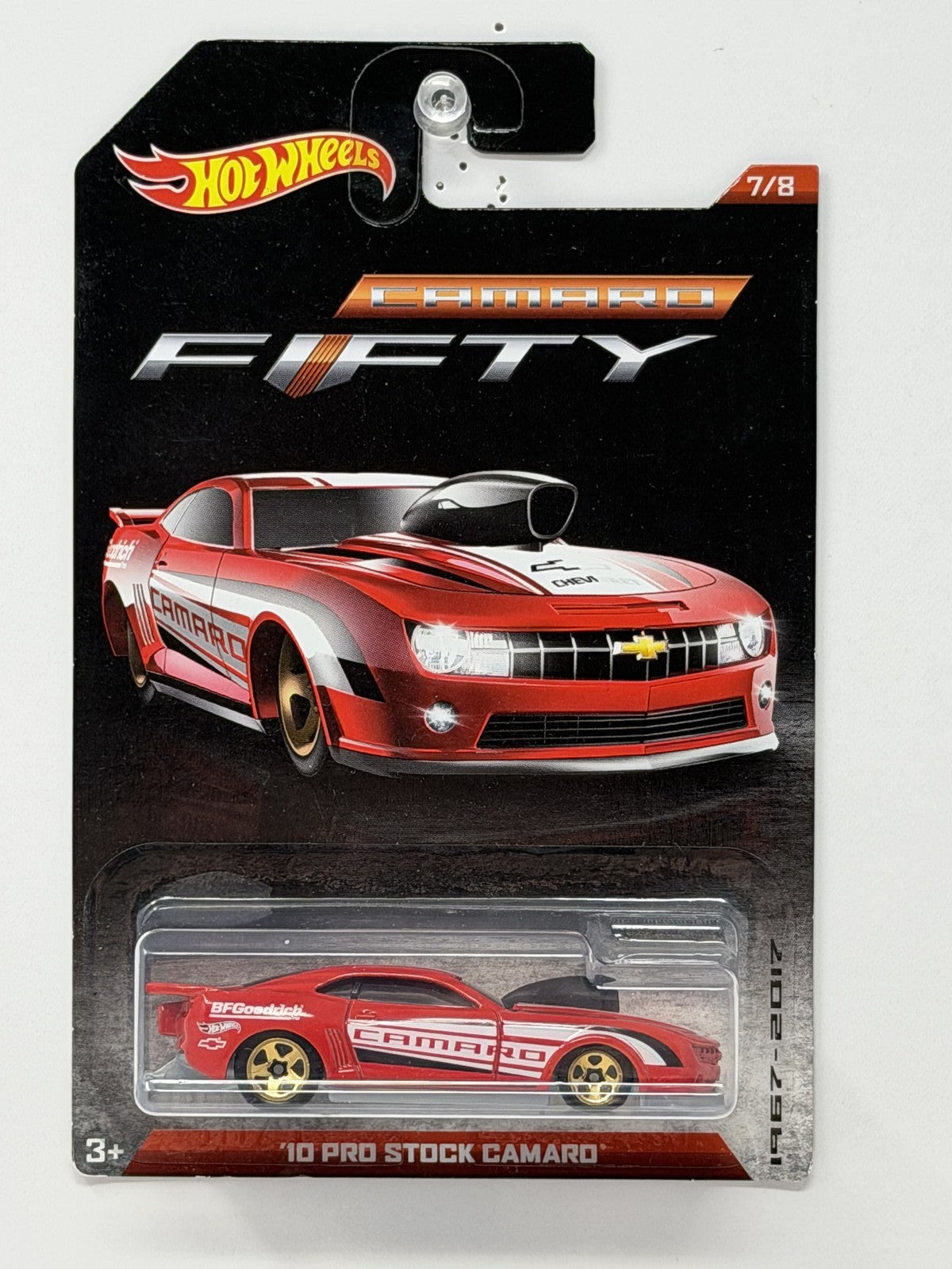 Hot Wheels Camaro Fifty 2010 Chevrolet Pro Stock Camaro 1:64 Diecast Red
