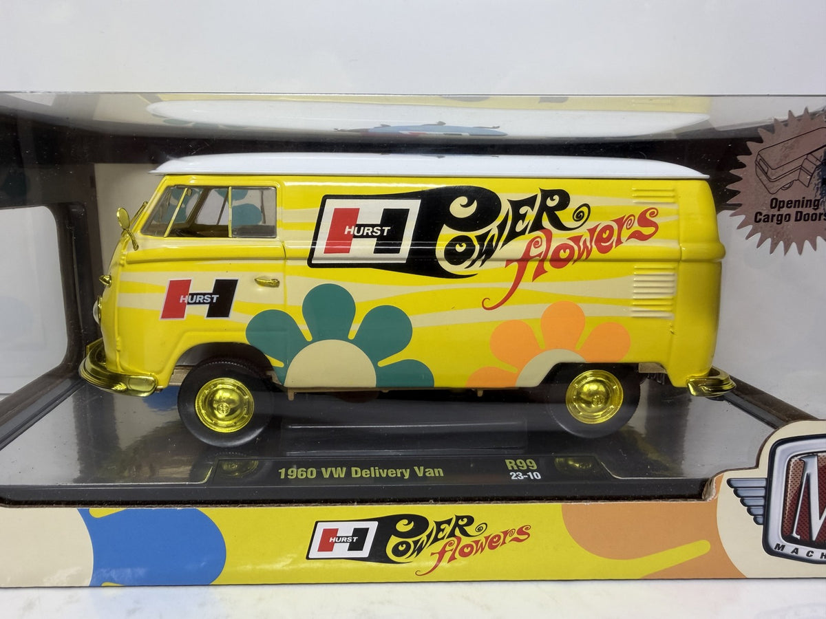 M2 Machines Hurst 1960 Volkswagen Delivery Van CHASE 1:24 Diecast Yellow