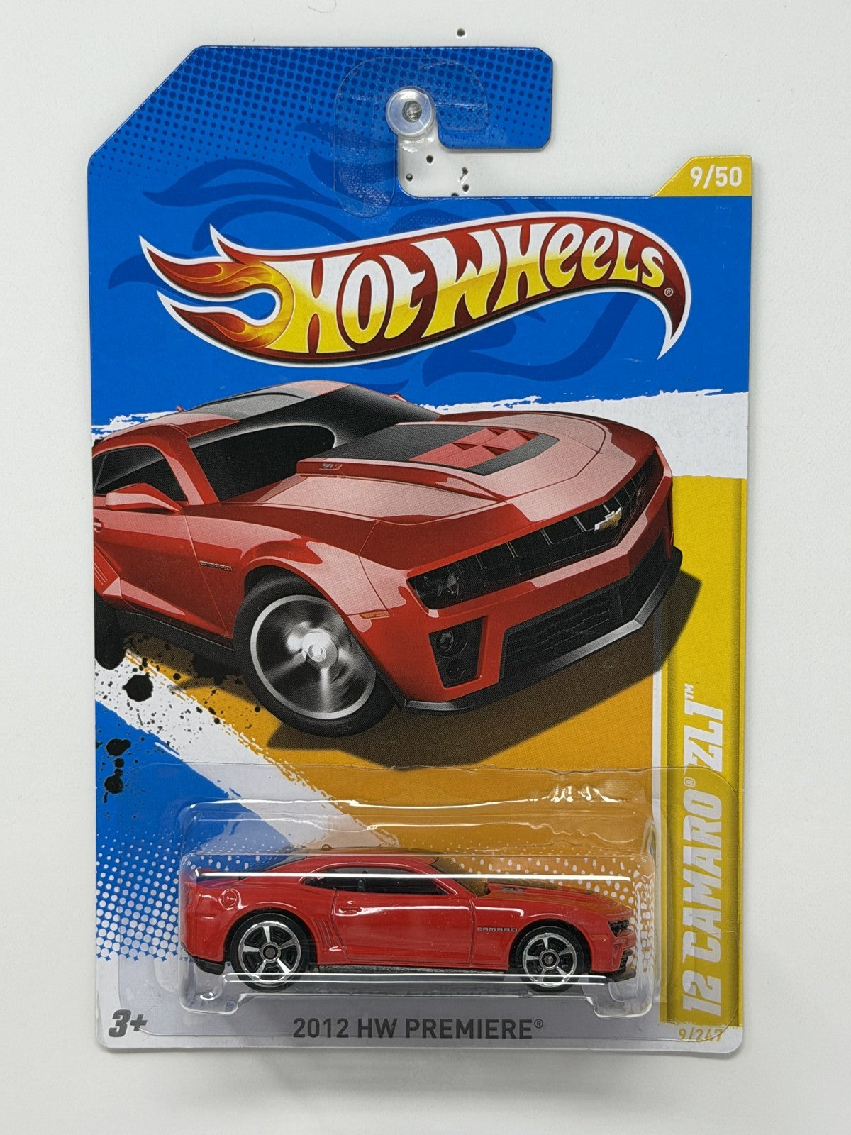 Hot Wheels HW Premiere 2012 Chevrolet Camaro ZL1 1:64 Diecast Red V2