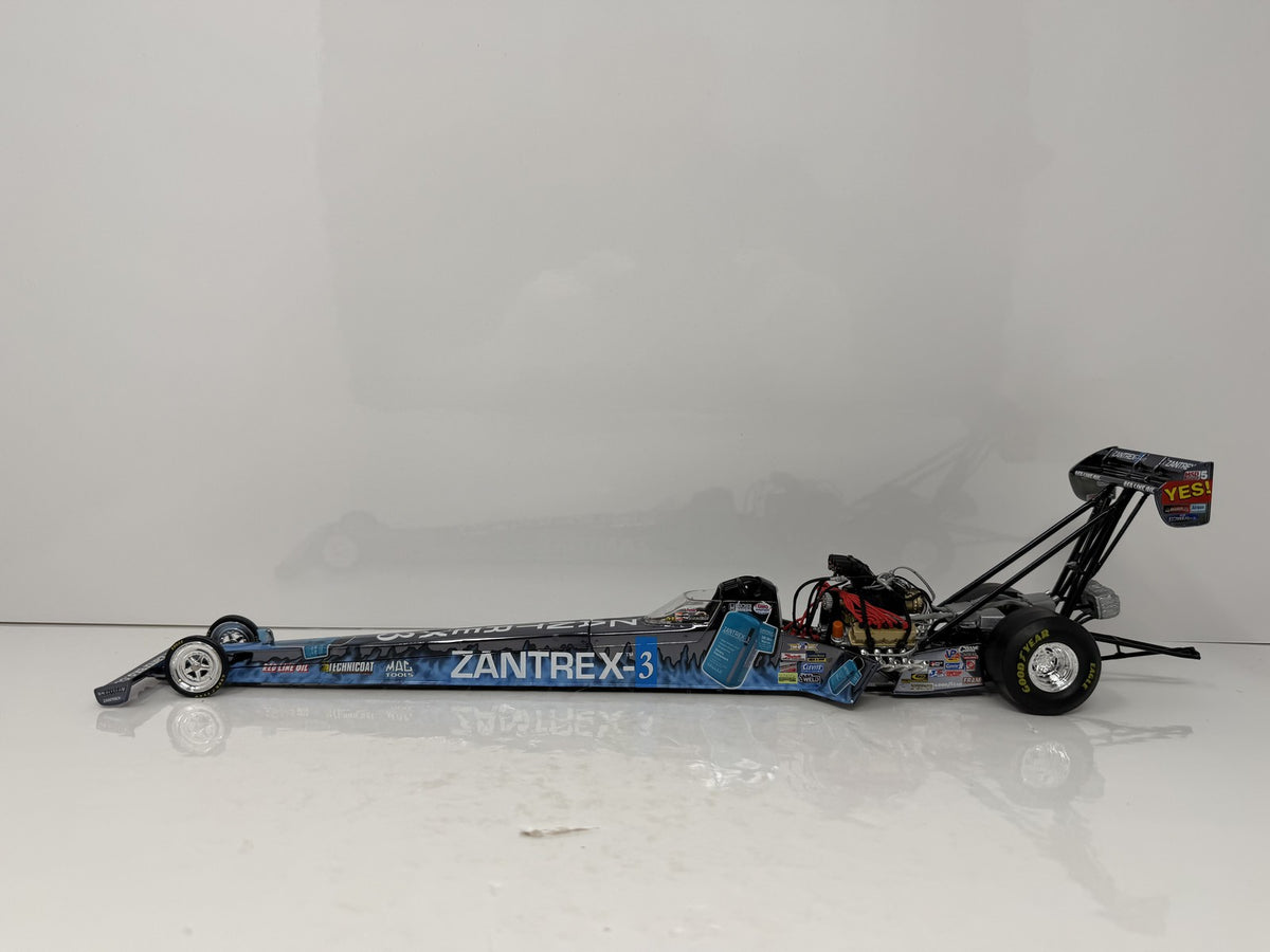 Action NHRA 2005 Dave Grubnic Zantrex-3 Top Fuel Dragster 1:24 Diecast Blue Black RCCA Color Chrome 1 of 120