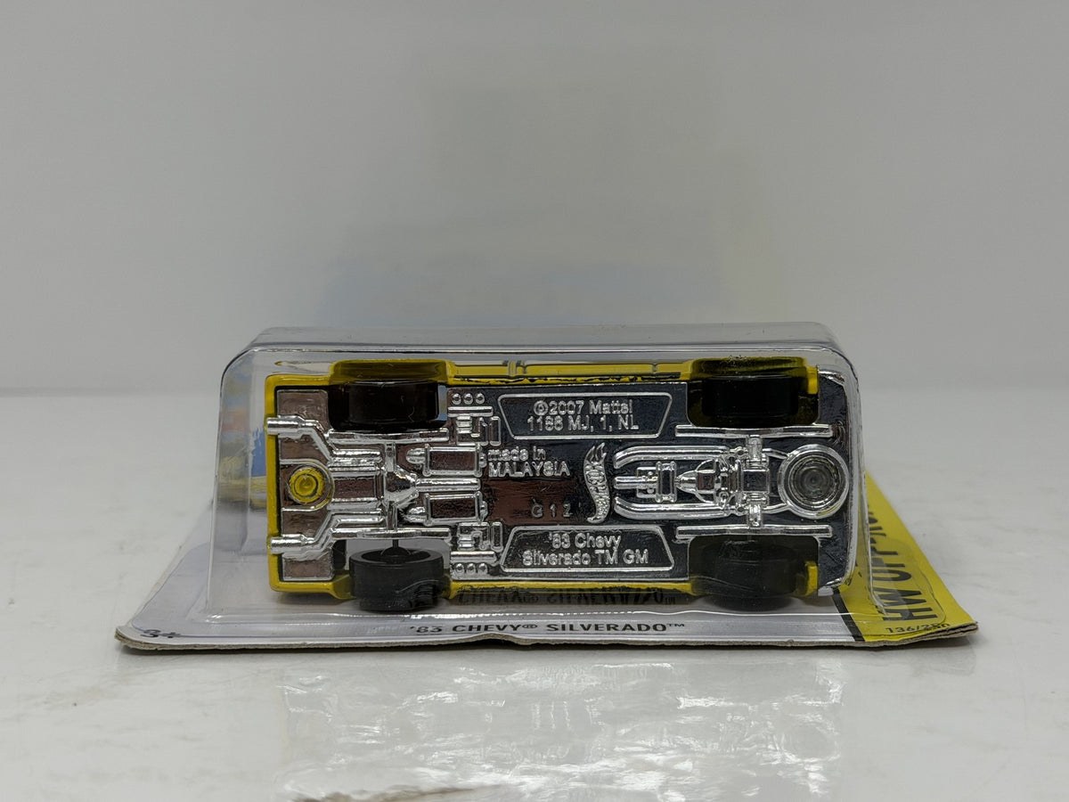 Hot Wheels HW Off-Road 1983 Chevy Silverado 1:64 Diecast Yellow