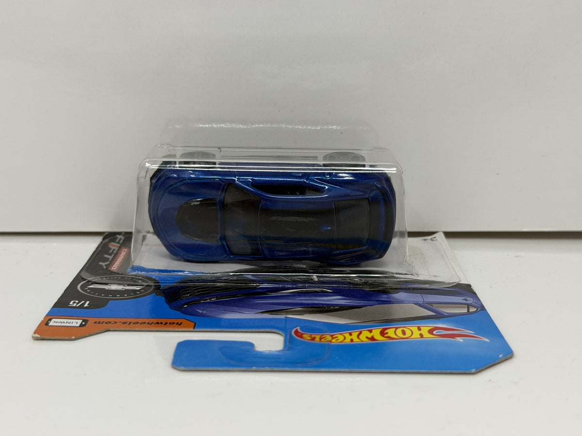 Hot Wheels Camaro Fifty 2017 Chevrolet Camaro ZL1 1:64 Diecast Blue Short Card