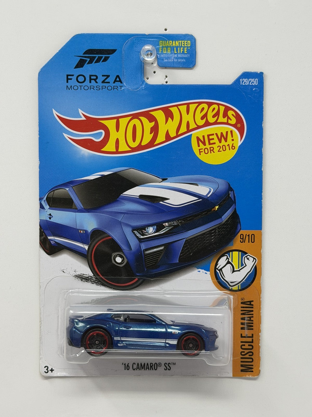 Hot Wheels Muscle Mania Forza 2016 Camaro SS 1:64 Diecast Blue