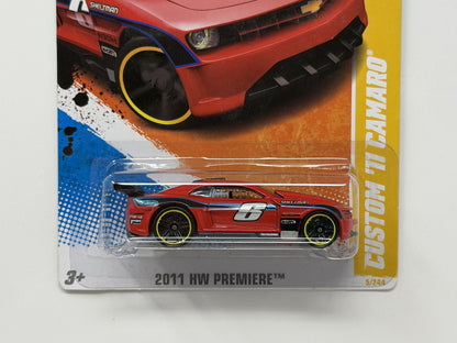 Hot Wheels HW Premiere 2011 Custom Chevrolet Camaro 1:64 Diecast Red