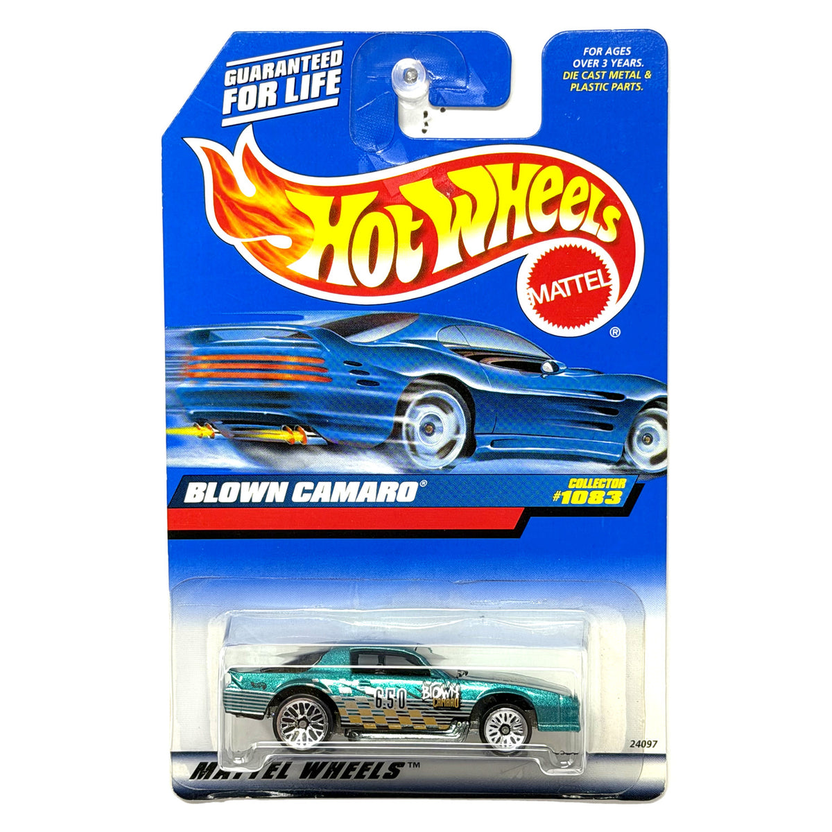 Hot Wheels Blown Camaro 1:64 Diecast Teal