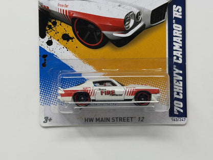 Hot Wheels HW Main Street 1970 Chevrolet Camaro RS 1:64 Diecast White