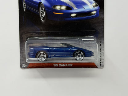 Hot Wheels Camaro Fifty 1995 Chevrolet Camaro Convertible 1:64 Diecast Blue