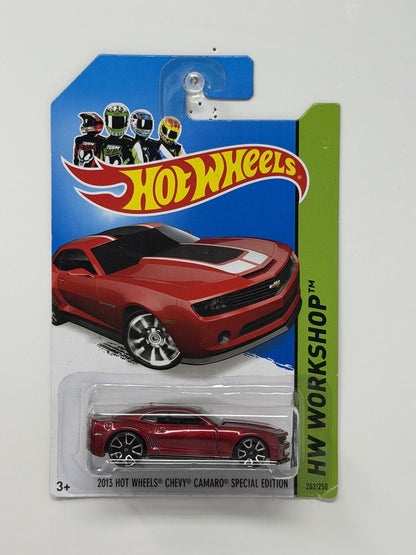 Hot Wheels HW Workshop 2013 Chevy Camaro Special Edition 1:64 Diecast Red