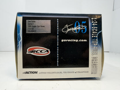 Action NHRA 2005 Dave Grubnic Zantrex-3 Top Fuel Dragster 1:24 Diecast Blue Black RCCA Color Chrome 1 of 120