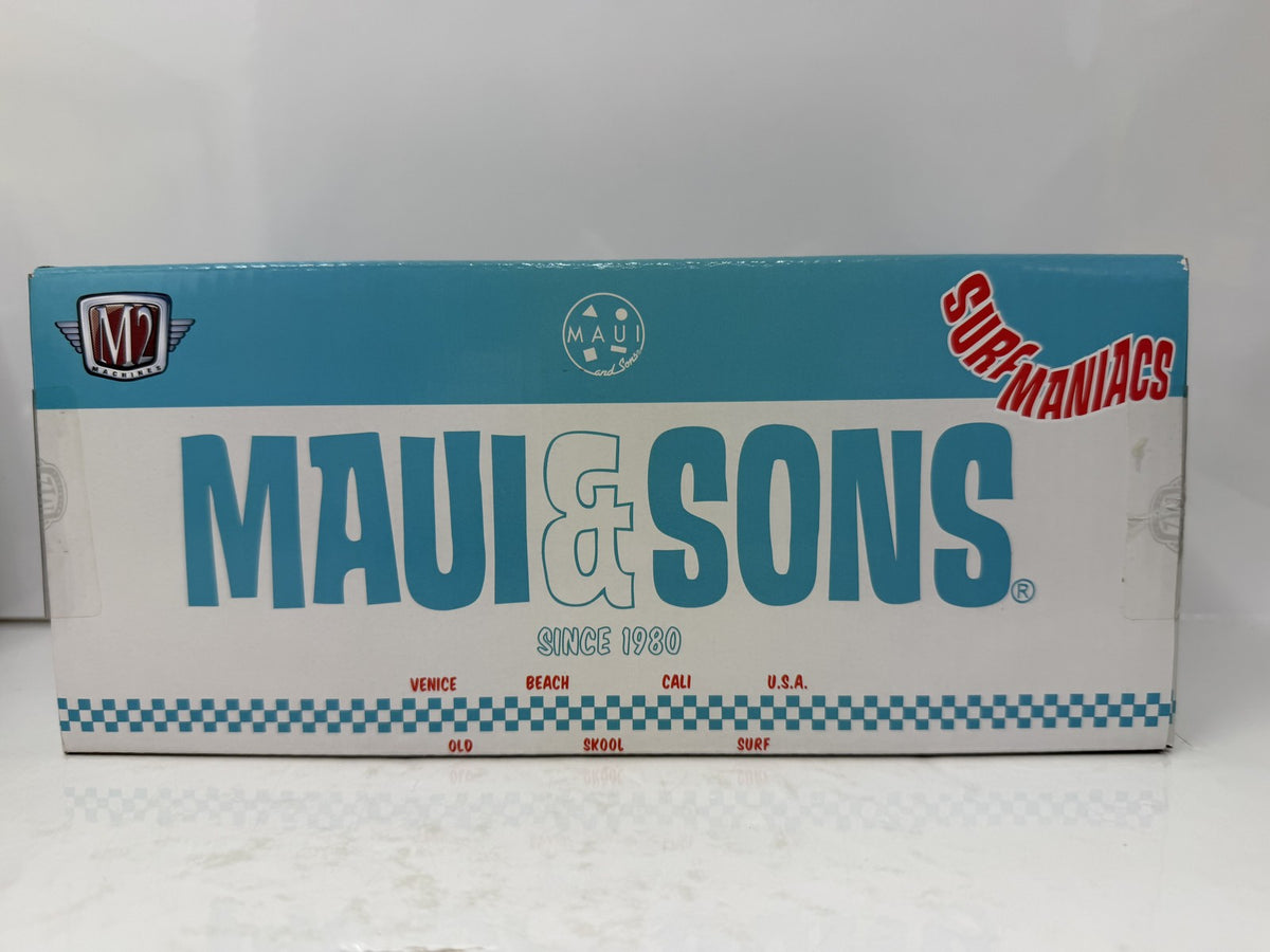 M2 Machines Maui & Sons 1952 Volkswagen Beetle Deluxe CHASE 1:24 Diecast Blue