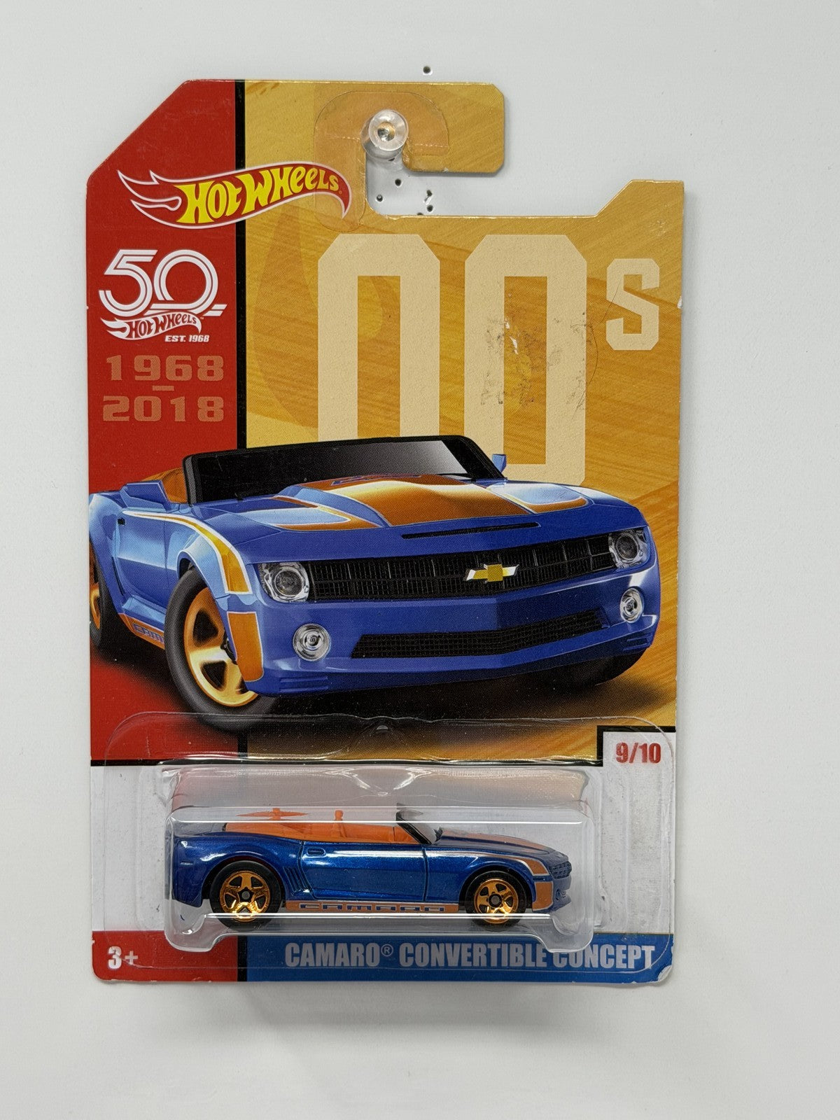 Hot Wheels 00s Camaro Convertible Concept 1:64 Diecast Blue