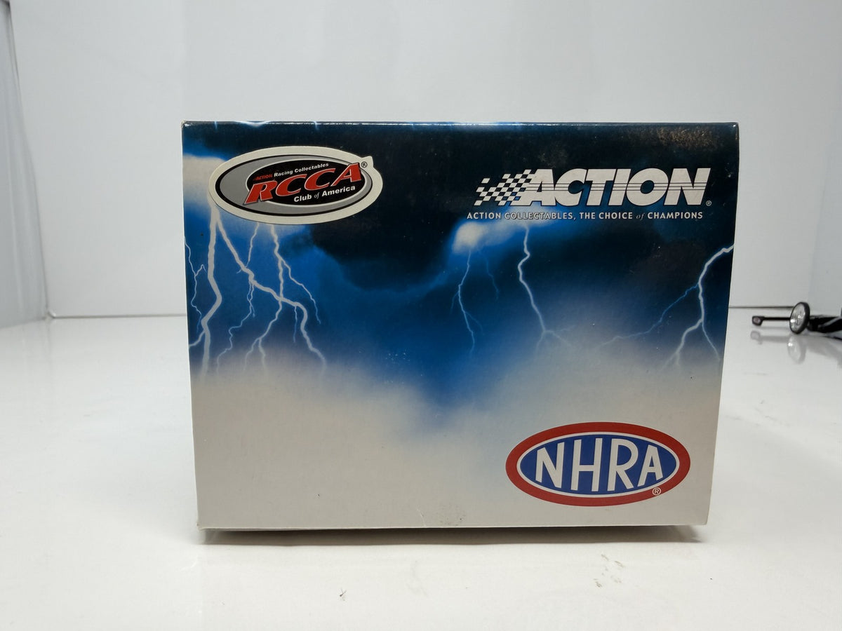 Action NHRA 2006 Melanie Troxel Skull Gear RCCA Color Chrome Top Fuel Dragster 1:24 Diecast Silver Blue Black 1 of 240