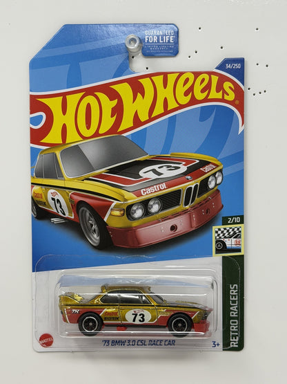 Hot Wheels Super Treasure Hunt 1973 BMW 3.0 CSL Race Car 1:64 Diecast STH