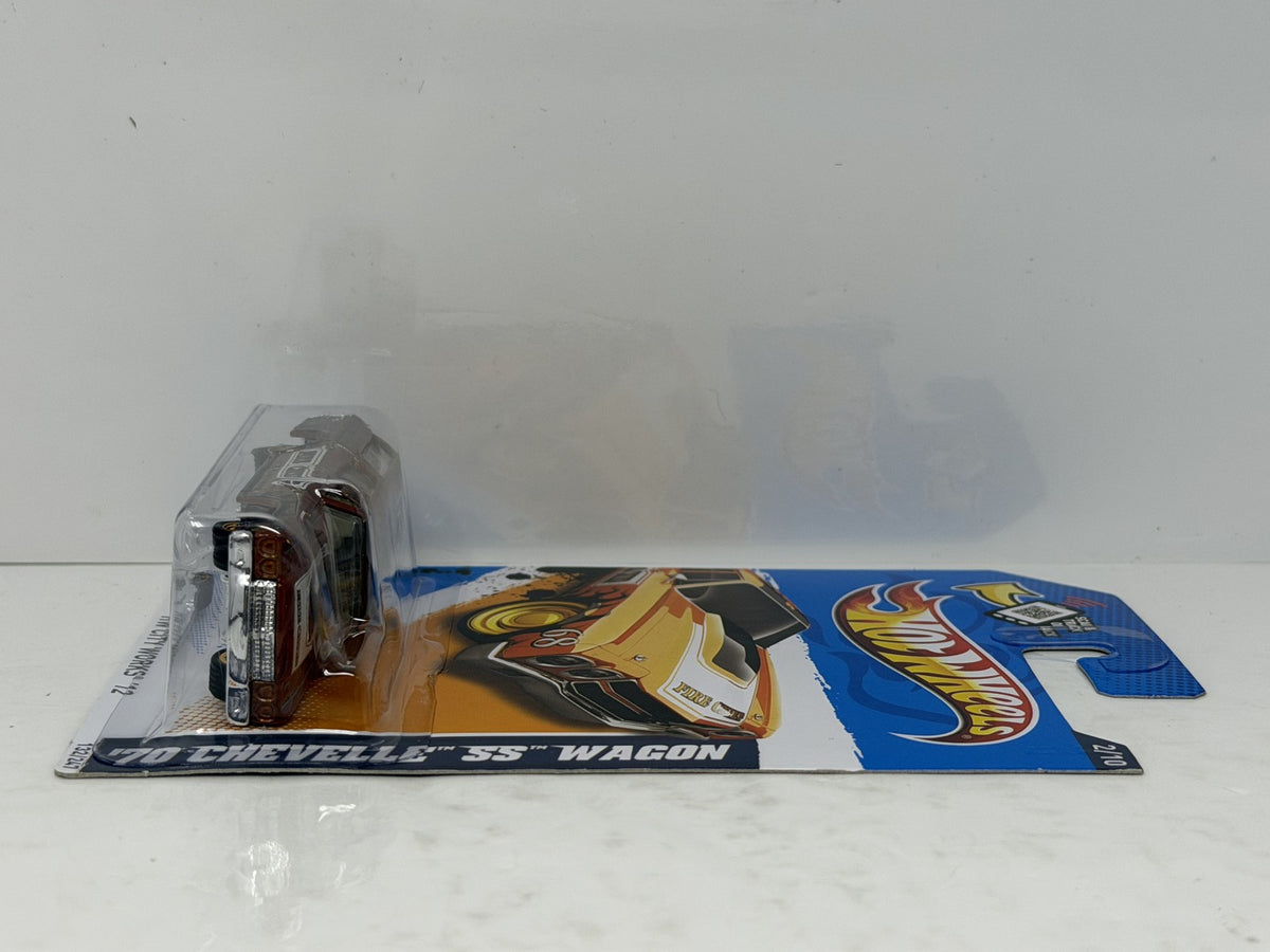 Hot Wheels Super Treasure Hunt 1970 Chevelle SS Wagon 1:64 Diecast Brown STH