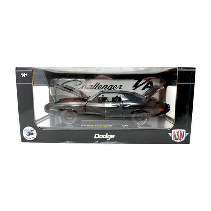 M2 Machines Dodge 1970 Dodge Challenger T/A CHASE 1:24 Diecast Black