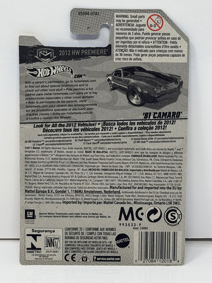 Hot Wheels 2012 HW Premiere 1981 Chevrolet Camaro 1:64 Diecast Red