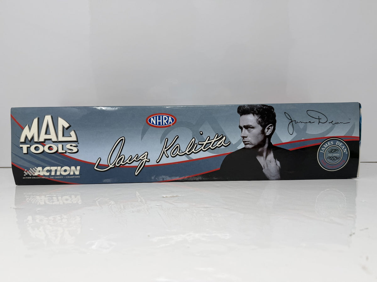 Action NHRA 2005 Doug Kalitta Mac Tools James Dean 50th Anniversary Action Racing Collectables Top Fuel Dragster 1:24 Diecast Blue Black 1 of 108