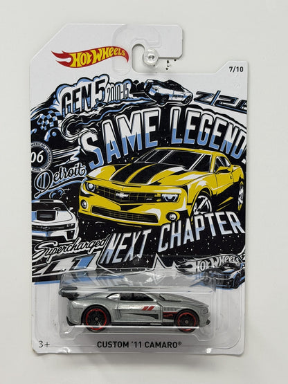 Hot Wheels Same Legend Next Chapter Custom 2011 Camaro 1:64 Diecast Silver