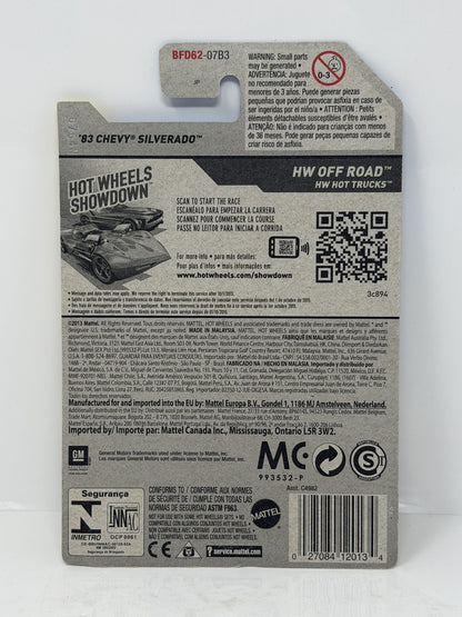 Hot Wheels HW Off-Road 1983 Chevy Silverado 1:64 Diecast Yellow