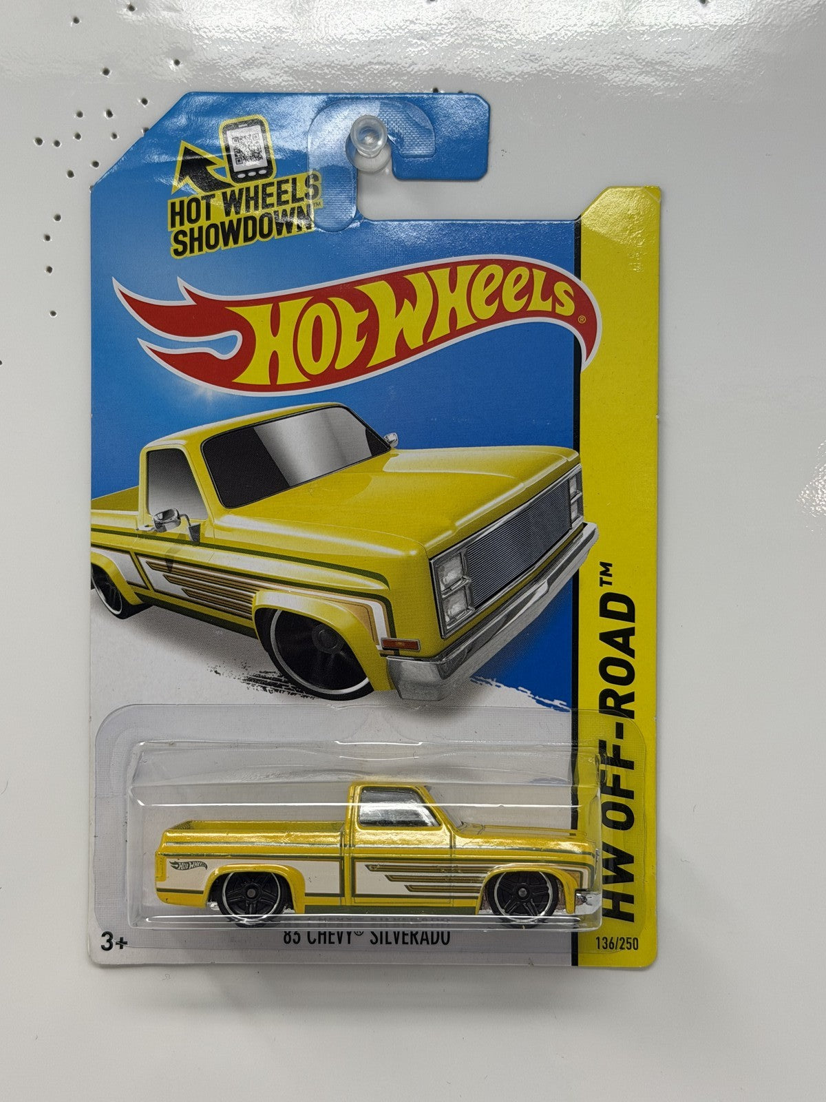 Hot Wheels HW Off-Road 1983 Chevy Silverado 1:64 Diecast Yellow V2