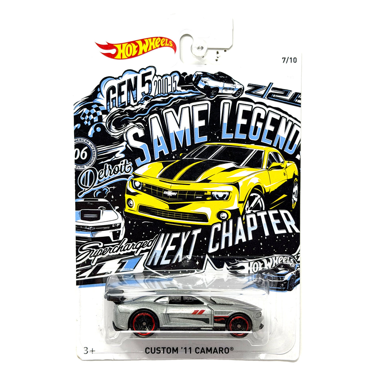 Hot Wheels Same Legend Next Chapter Custom 2011 Camaro 1:64 Diecast Silver