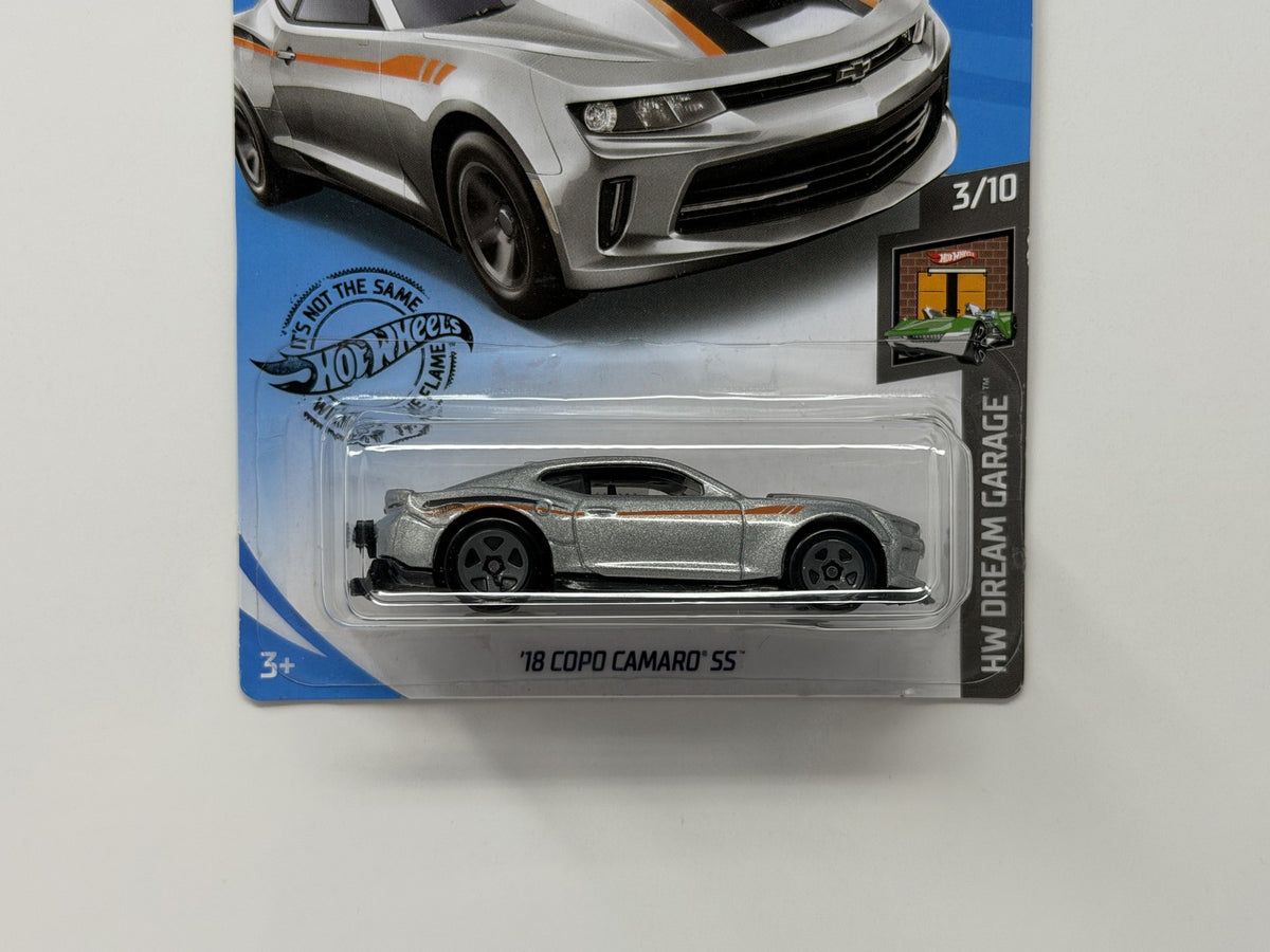Hot Wheels Dream Garage 2018 Chevrolet COPO Camaro SS 1:64 Diecast Silver