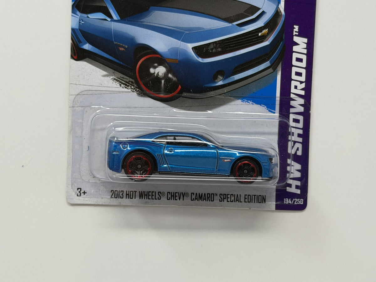 Hot Wheels HW Showroom 2013 Hot Wheels Chevy Camaro 1:64 Diecast Blue