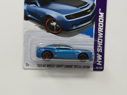 Hot Wheels HW Showroom 2013 Hot Wheels Chevy Camaro 1:64 Diecast Blue