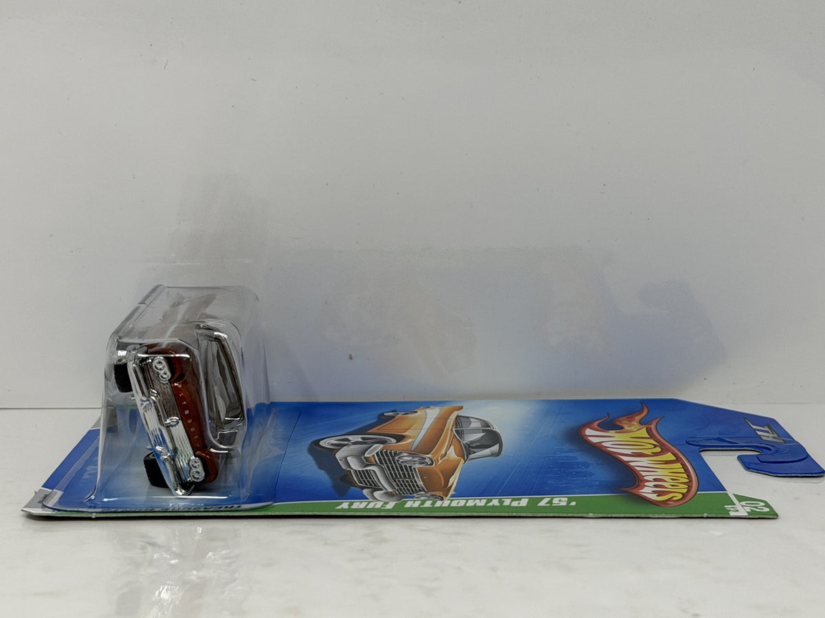 Hot Wheels Super Treasure Hunt 1957 Plymouth Fury 1:64 Diecast Brown STH
