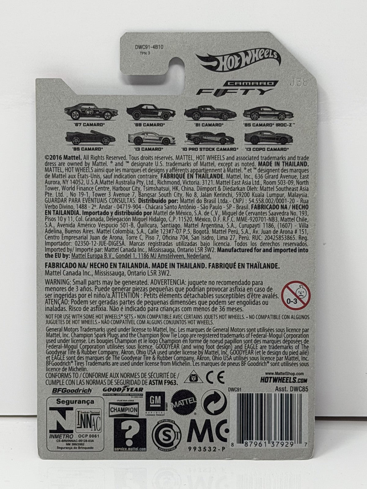 Hot Wheels Camaro Fifty 2010 Chevrolet Pro Stock Camaro 1:64 Diecast Red